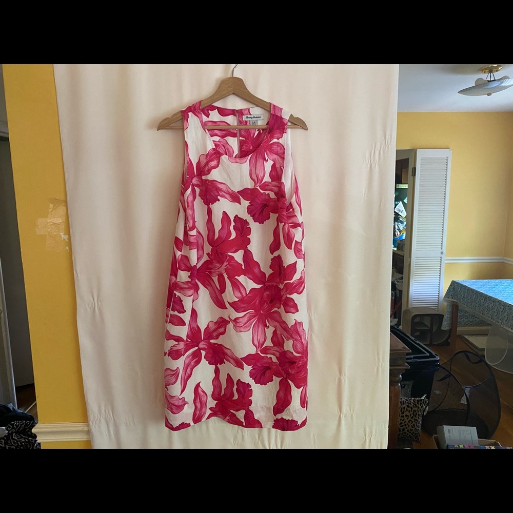 Tommy Bahama Linen Sleeveless Tropical size Large